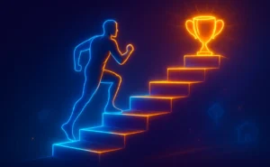 Athlete running outdoors showing strong motivation to exercise