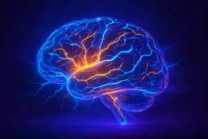 stress relief techniques illustration — calm mind and body