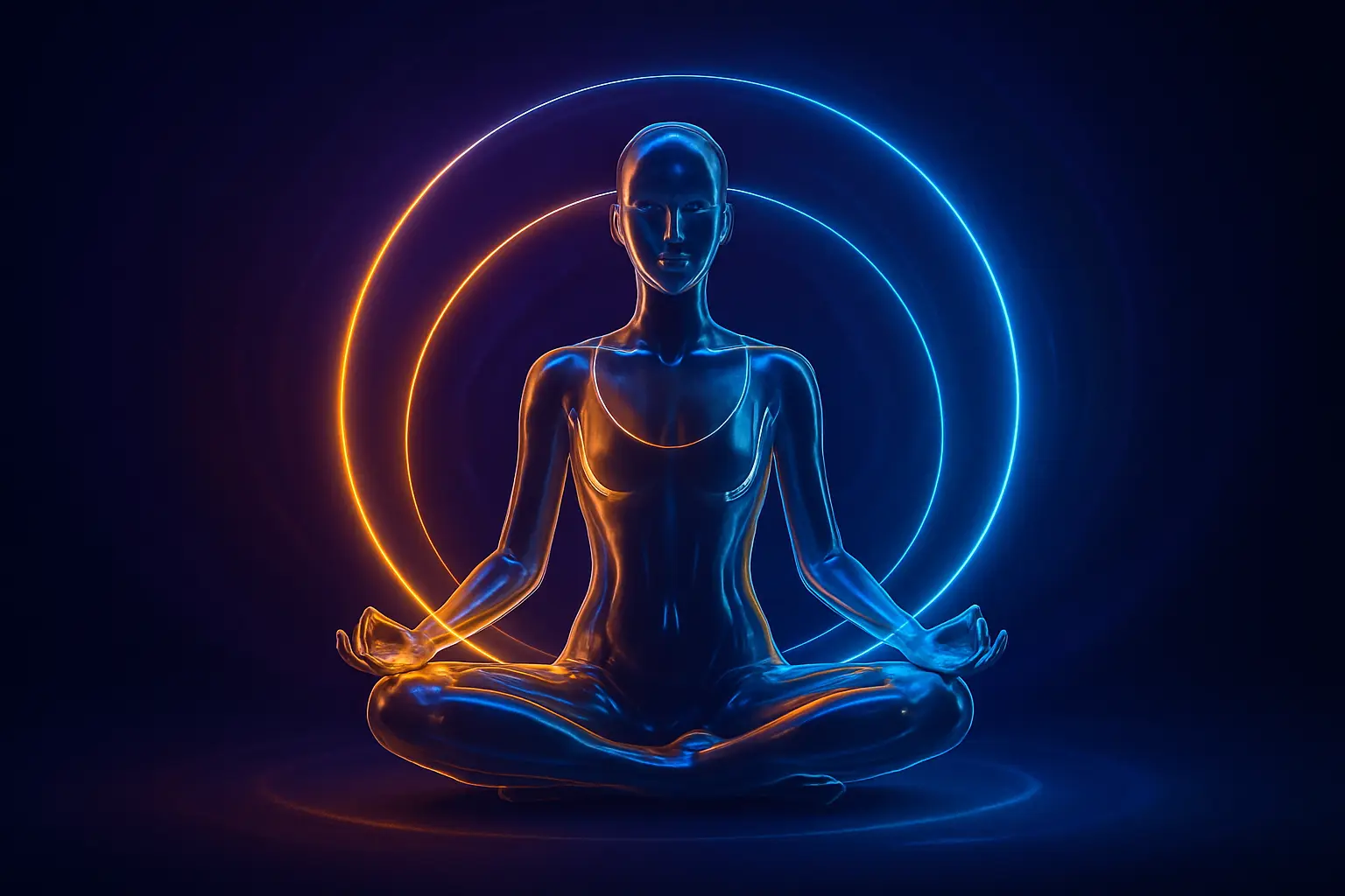 gentle yoga for stress relief infographic with relaxing poses and breathing tips